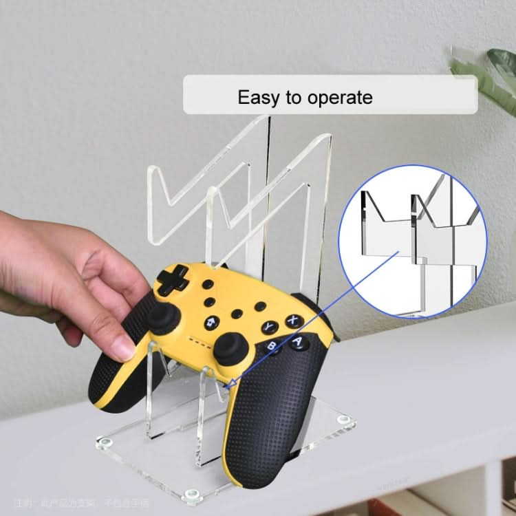 Acrylic Double Layer Game Handle Storage Bracket for PS4/ PS5/PS3 Reluova