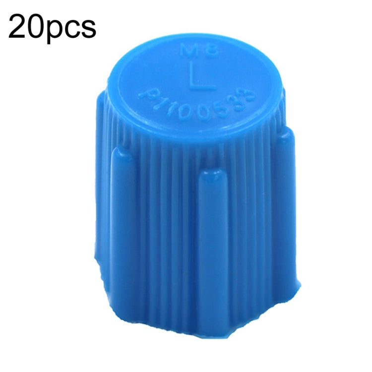 20pcs Automobile Air Conditioning Valve Plastic Dust Cap-Reluova