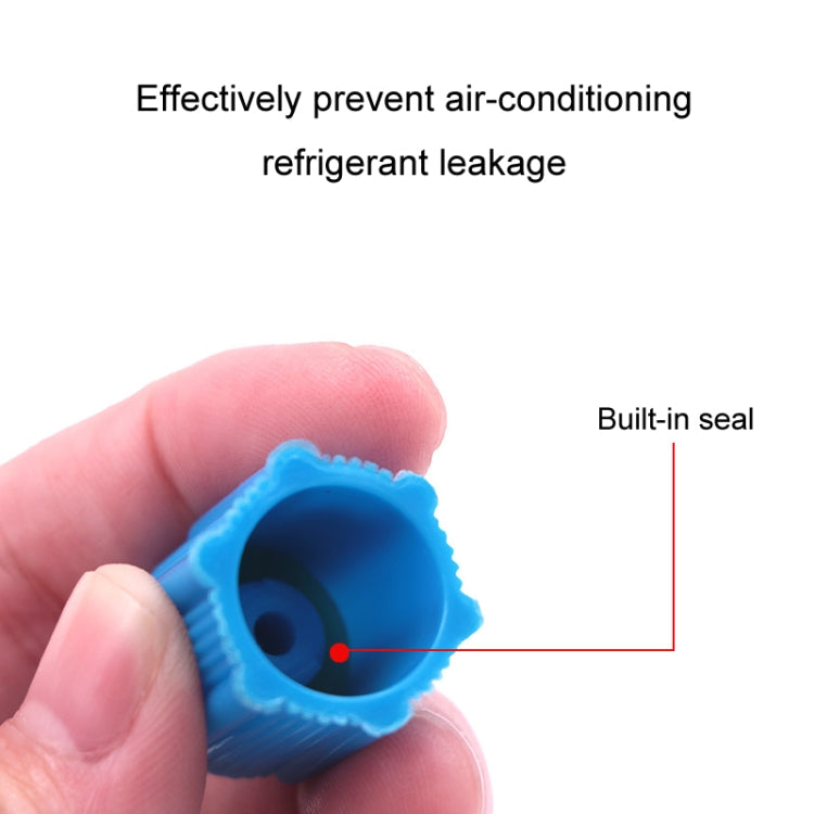 20pcs Automobile Air Conditioning Valve Plastic Dust Cap-Reluova