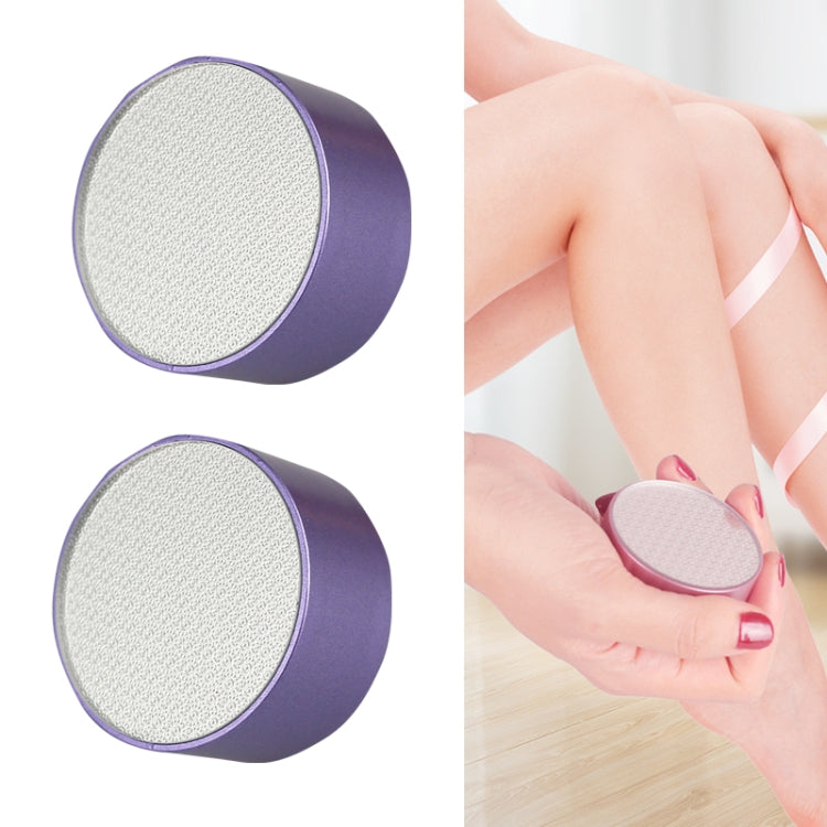 2pcs Manual Compact and Portable Double-sided Nano Hair Removal Foot Scrubbers