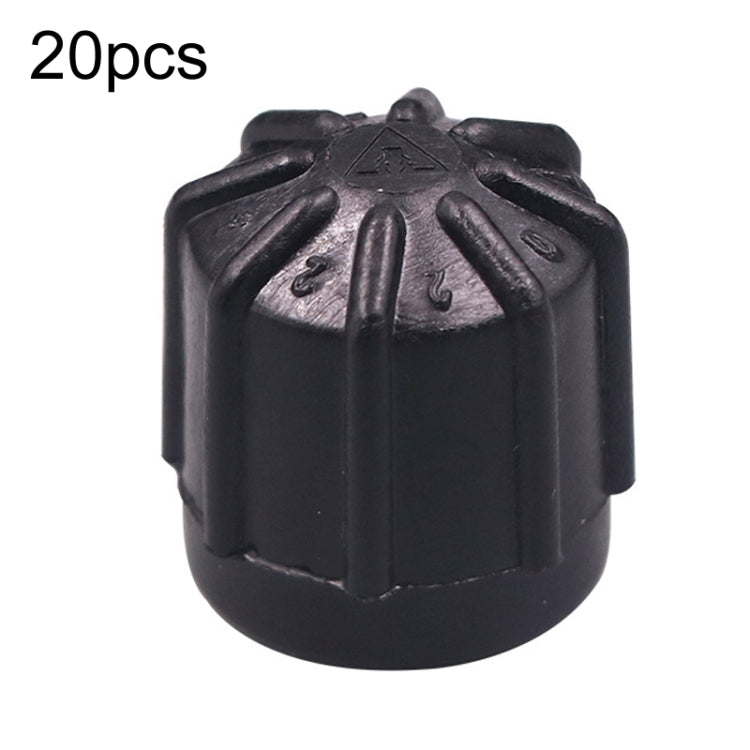 20pcs Car Air Conditioner Dustproof Plastic Valve Leakproof Cap