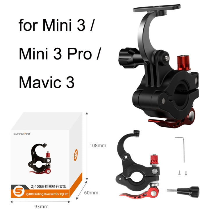 For Mini 3 Pro Sunnylife MM3-ZJ400 Remote Control Shooting Camera Bicycle Clip