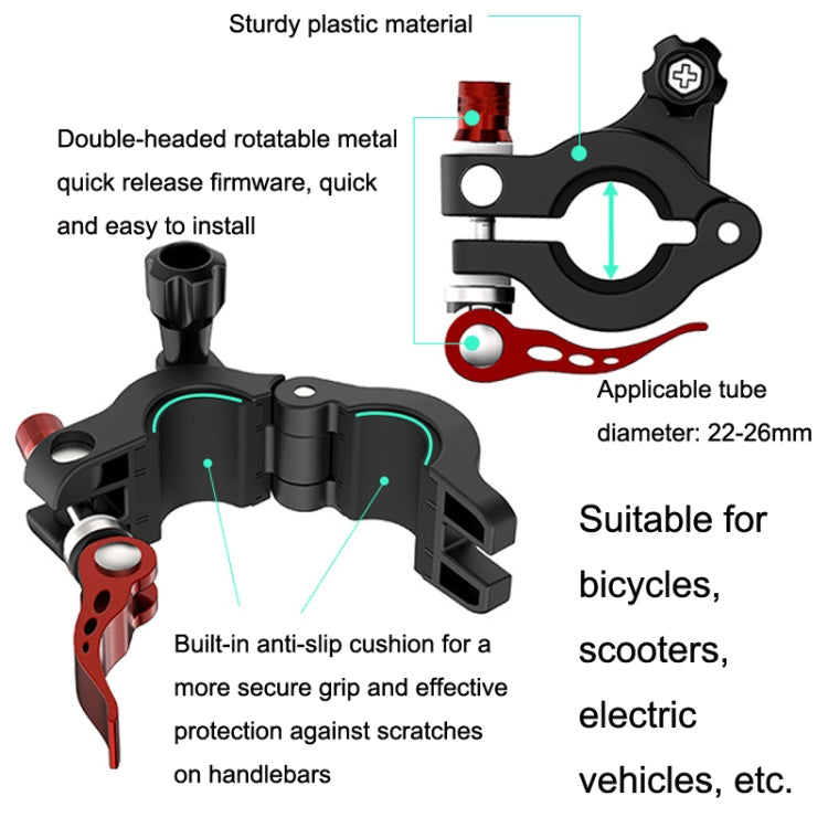 For Mini 3 Pro Sunnylife MM3-ZJ400 Remote Control Shooting Camera Bicycle Clip