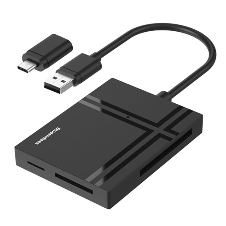 Blueendless C5U3 Type-C/USB-C 5-In-1 CF/XD/TF/SD/MS Card Reader My Store