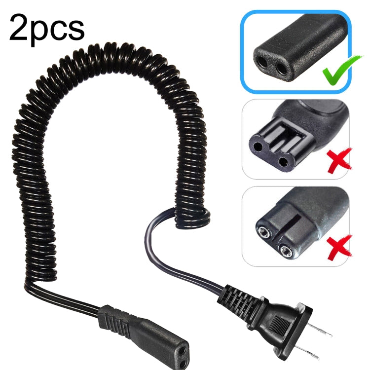 2pcs 220V Shaver Charger Universal Power For FLYCO FS330 FS360 FS719 FS325 FS607 FS361,CN Plug