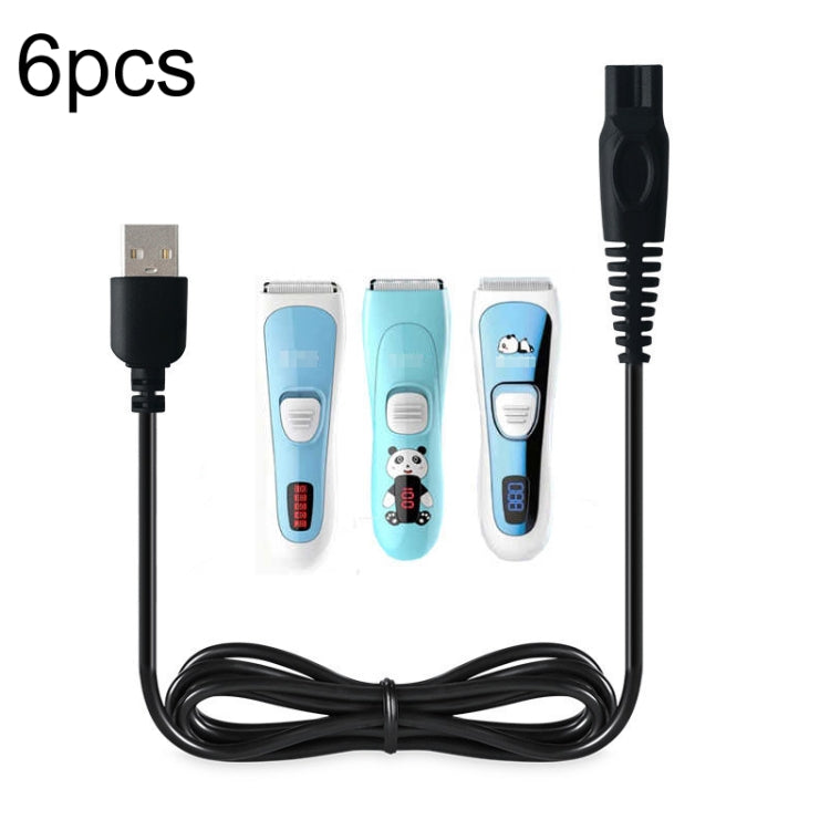 6pcs Haircut Clippers USB 5V Charging Cable For CHIGO F638 F668 F738