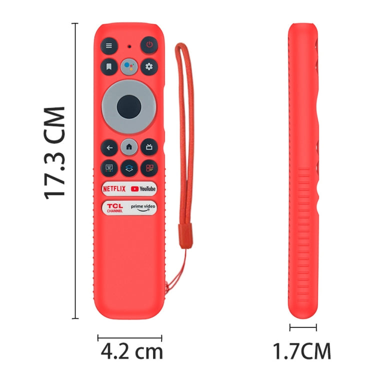 For TCL RC902N FMR1 Y47 TV Remote Control Anti-Drop Silicone Case