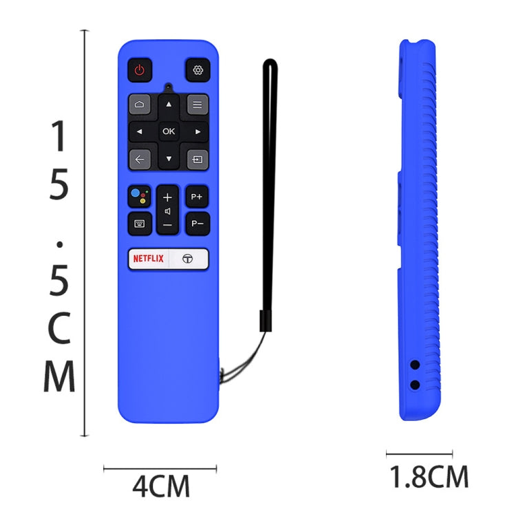 For TCL RC802V FMR1 FNR1 Y40 TV Remote Control Anti-Drop Silicone Protective Case