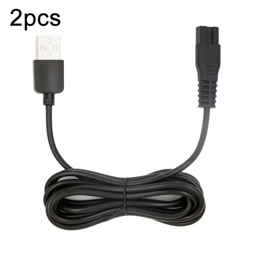 2pcs 5V USB Charging Cable For AUX Hair Clipper A5 A6 A8 S5