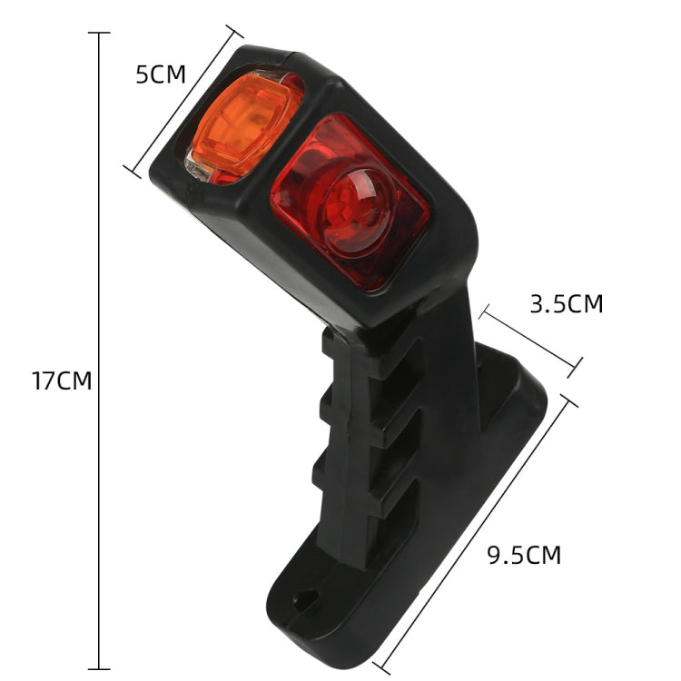 MK-216 1pair 12-24V 9LED Side Marker Lighting Outline Marker Truck Light Trailer Side Marker Lights ÎҵÄÉ̵ê