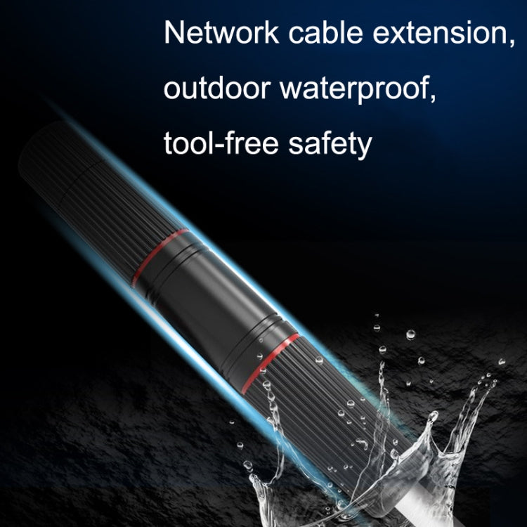 YM-8821 Pre-built Network Connectors Outdoor Waterproof Network Cable Extension Double Pass Head My Store