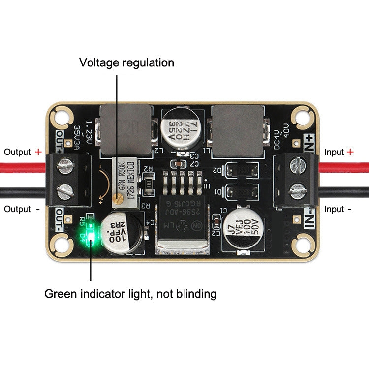 LM2596-ADJ DC-DC Adjustable Step-Down Power Module 4V-40V To 1.23-35V 3A Stereotype Board