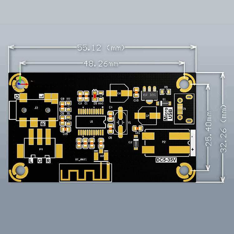 AS1711BT MP3 Bluetooth4.2  Decoding Board DIY Speaker Power Amplifier Board Non-destructive Vehicle Audio Receiver Module My Store