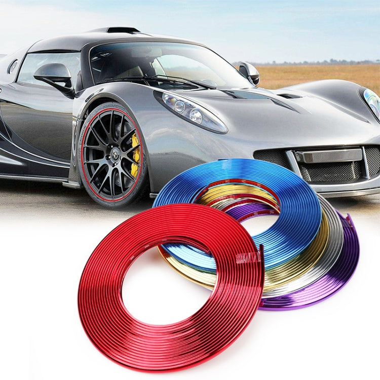 W12 8m/roll Car Universal Reflective Wheel Electroplating Decorative Strip ÎҵÄÉ̵ê