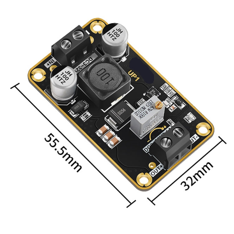 DC-DC Adjustable Step-Down Power Module 3V-32V To 3-36V 72W Stereotype Board