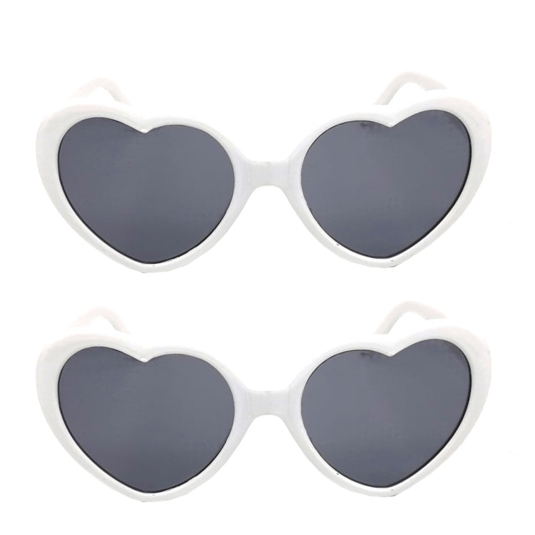 2pairs Love Glasses Light Change Love Sunglasses Reluova