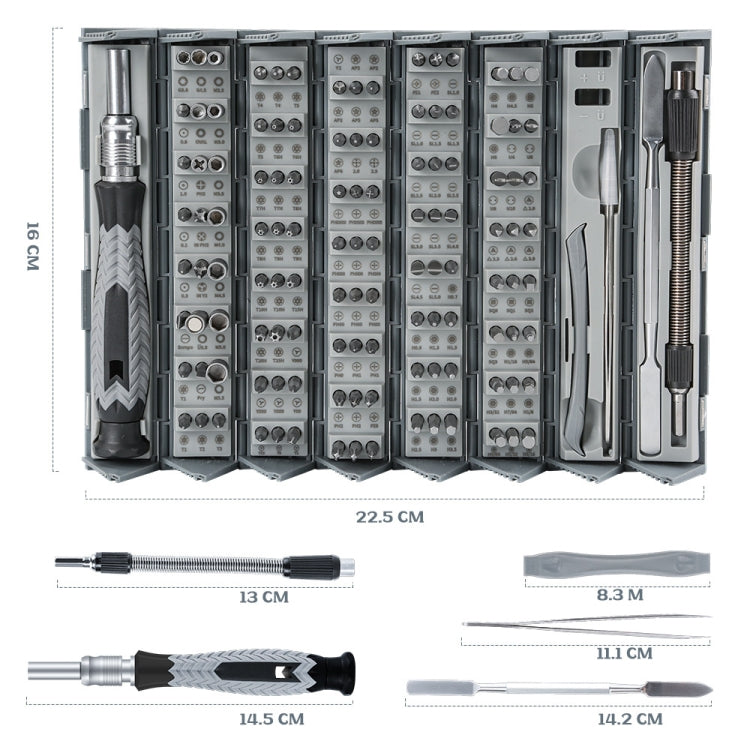 126 in 1 Bamboo Hand Screwdriver Set Multifunctional Precision Repair Set