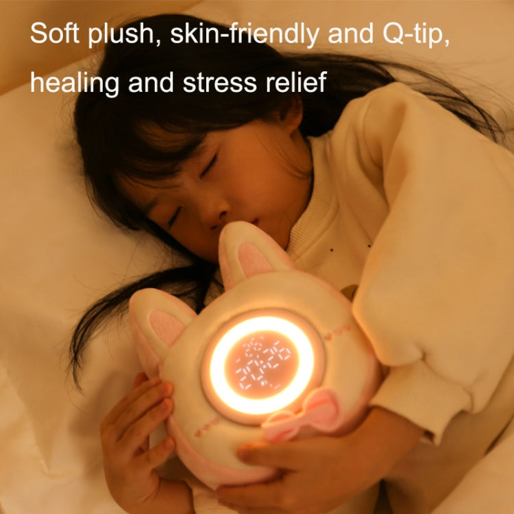 F-CL-03 Plush Cake Rabbit Night Lights Student Dormitory Cute Demon Eye Vibration Clock Light My Store