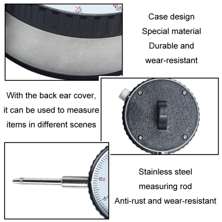 0.01mm High-precision Large Dial Pointer Dial Indicator