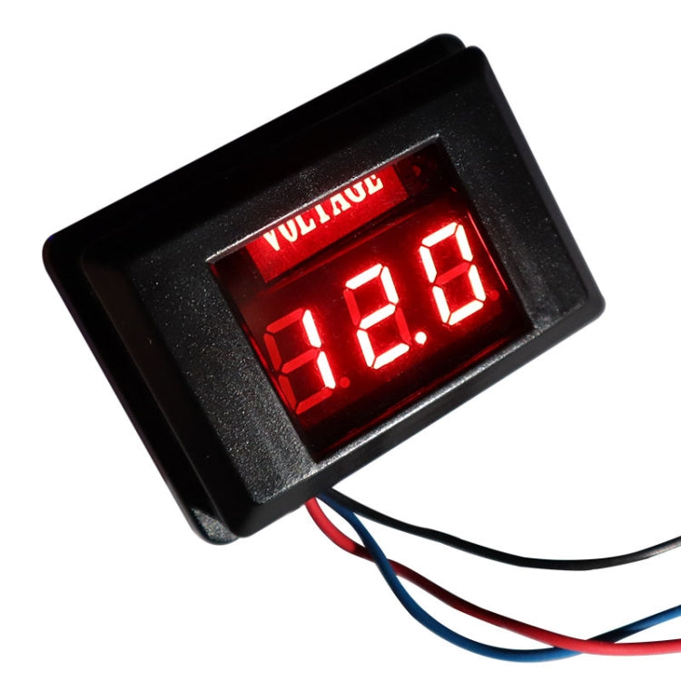 DES-2 Car Battery Voltage Meter DC LED Digital Display 12V Motorcycle RV Yacht Voltage Meter Detector