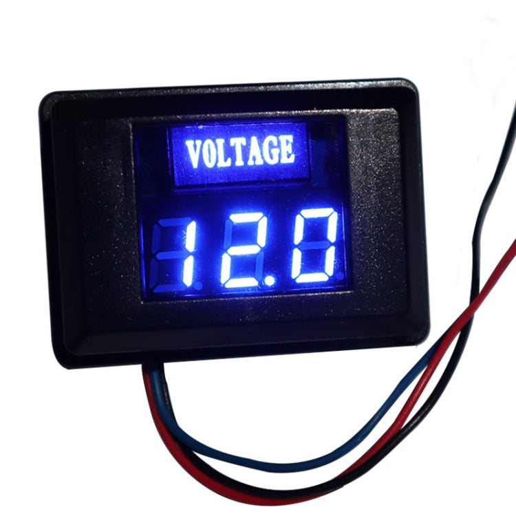 DES-2 Car Battery Voltage Meter DC LED Digital Display 12V Motorcycle RV Yacht Voltage Meter Detector Reluova