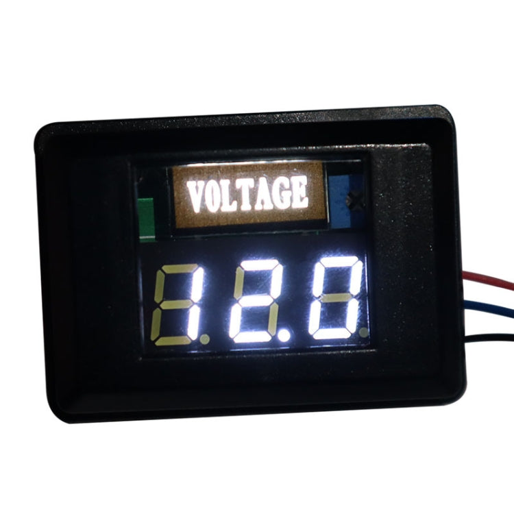 DES-2 Car Battery Voltage Meter DC LED Digital Display 12V Motorcycle RV Yacht Voltage Meter Detector Reluova