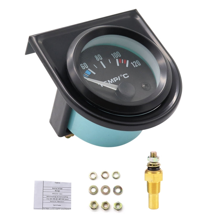 B741 52mm General Car Meter Modified Water Temperature Meter 40-120 Degrees Celsius