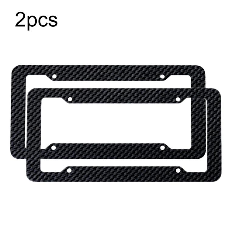 2pcs Carbon Fiber License Plate Frame Car Modification Supplies ÎҵÄÉ̵ê