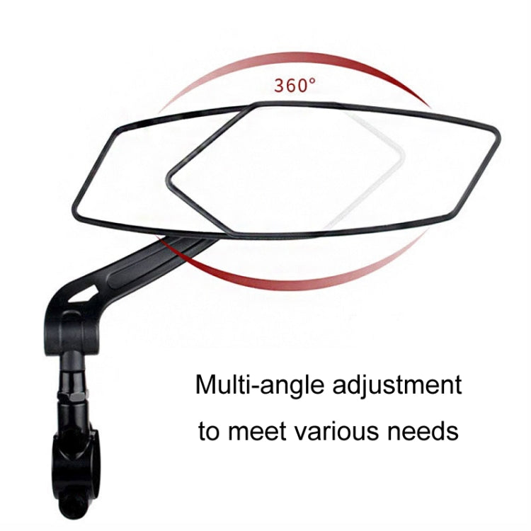 Mountain Bike High Definition Flat Reflective Rearview Mirror, Specification: Reluova