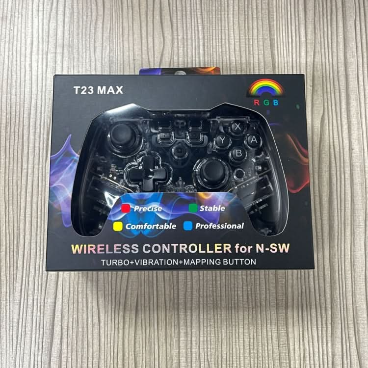 For Switch Pro Wireless Bluetooth Gamepad With LED Light Wake Up Function Reluova