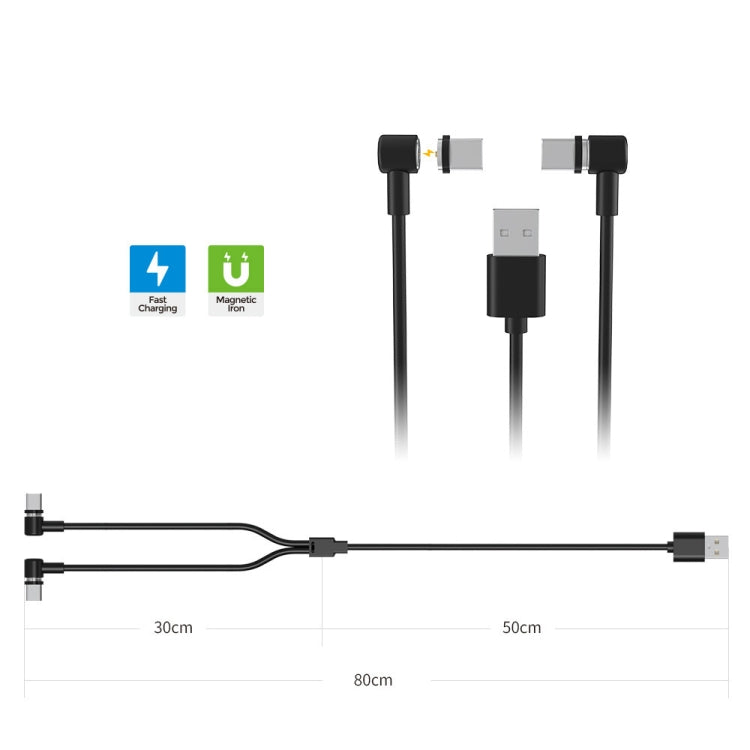 For PS5 VR2/Switch/PS5 Game Controller DOBE Magnetic Type-C/USB-C Charging Cable Reluova