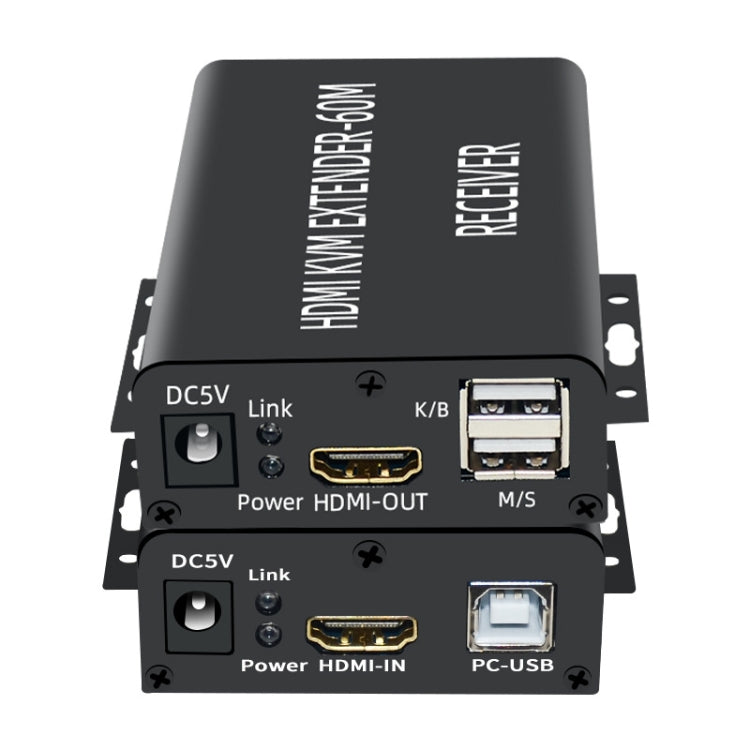 BW-HKE60A HDMI 60m KVM With USB Extender Support POE Single-End Power Supply With US Plug My Store