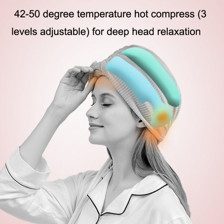 K2009 Air Wave Head Massage Device Heating Compress Airbag Home Sleep Massage Instrument Reluova