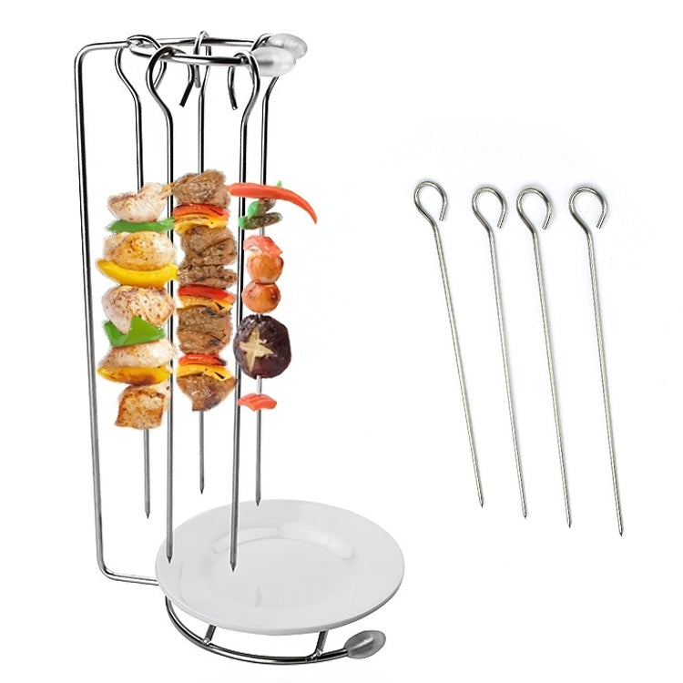 Stainless Steel Kebab Barbecue Hanging Rack Thick Skewers String Incense Stand Reluova