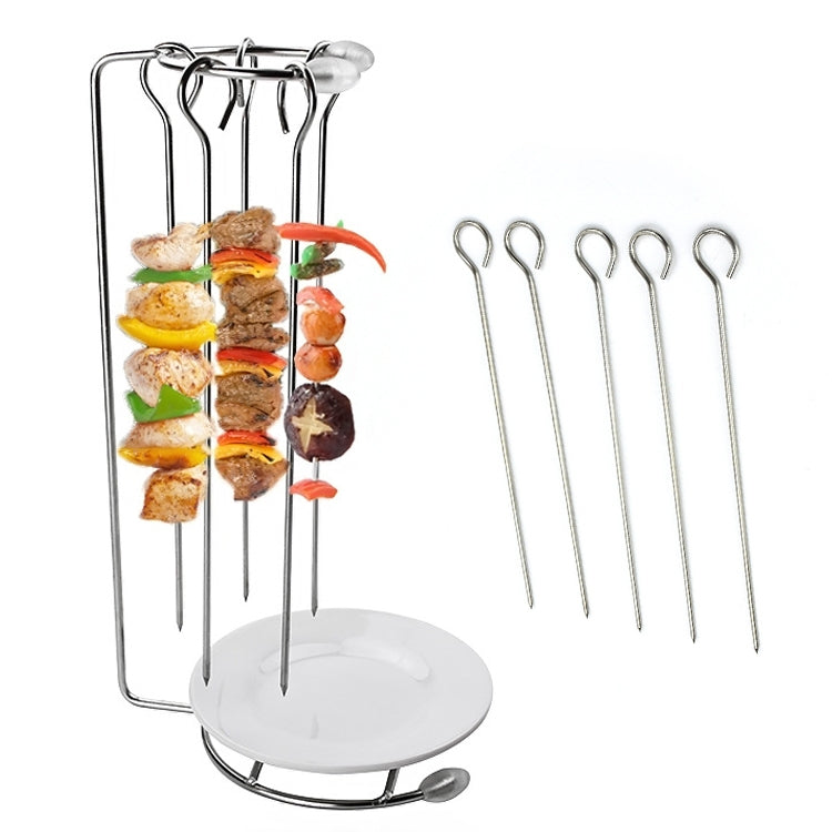 Stainless Steel Kebab Barbecue Hanging Rack Thick Skewers String Incense Stand Reluova