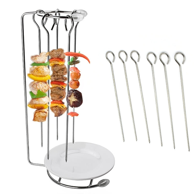 Stainless Steel Kebab Barbecue Hanging Rack Thick Skewers String Incense Stand Reluova