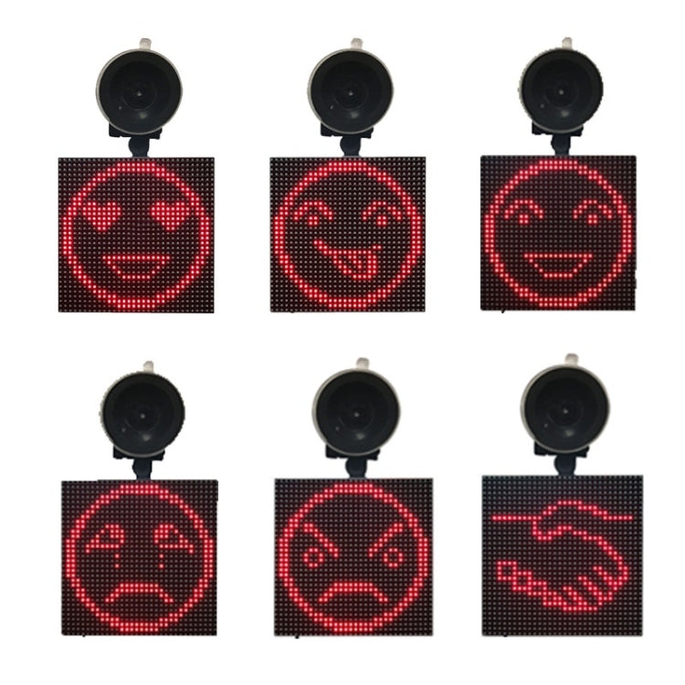 Full Color Emoji Picture LED Car Display Wireless Transmission Wifi Custom