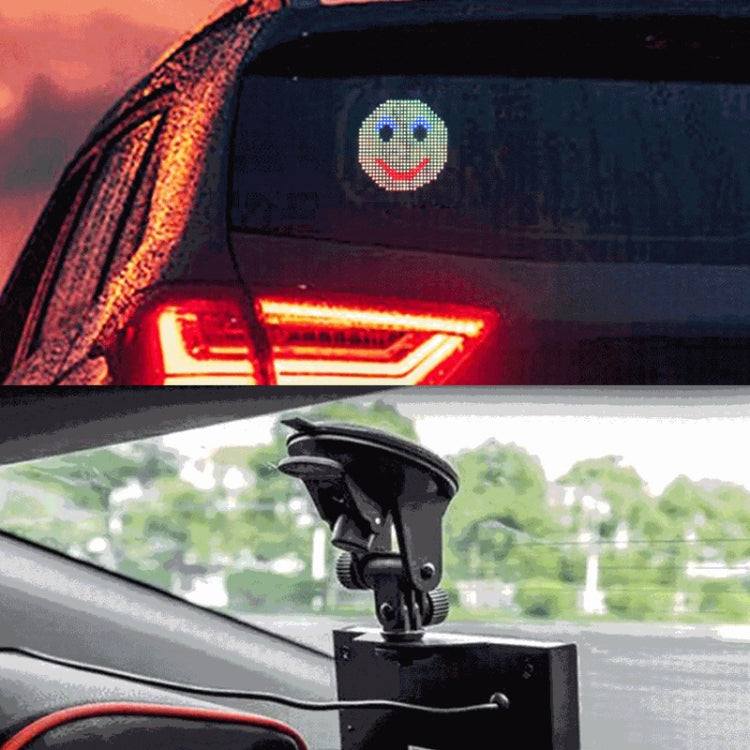 Full Color Emoji Picture LED Car Display Wireless Transmission Wifi Custom