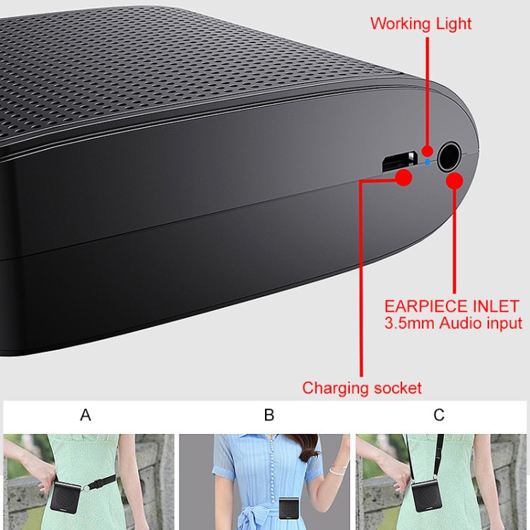 Rolton K10 Mini Audio Speaker Megaphone Voice Amplifier Do Not Support TF Card/U Disk Reluova