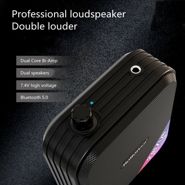 Rolton K600  7.4V Bluetooth Wirelss Audio Speaker Megaphone Voice Amplifier With Transmitter