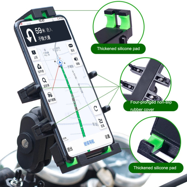 A02 Motorcycle Mobile Phone Navigation Bracket Car Riding Anti-shock Aluminum Alloy Rack ÎҵÄÉ̵ê