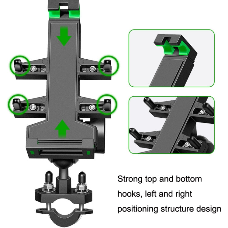 A02 Motorcycle Mobile Phone Navigation Bracket Car Riding Anti-shock Aluminum Alloy Rack ÎҵÄÉ̵ê