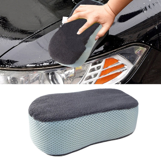 A01SP21 Ultra Fine Fiber Towel Cloth Sandwiches 8-shaped Multifunctional Car Washing Sponge Block-Reluova