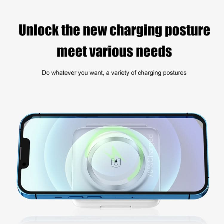 HQ-UD14 Folding 3 In 1 Wireless Charger For iPhone Series/QI Mobile & Apple Watch & AirPods