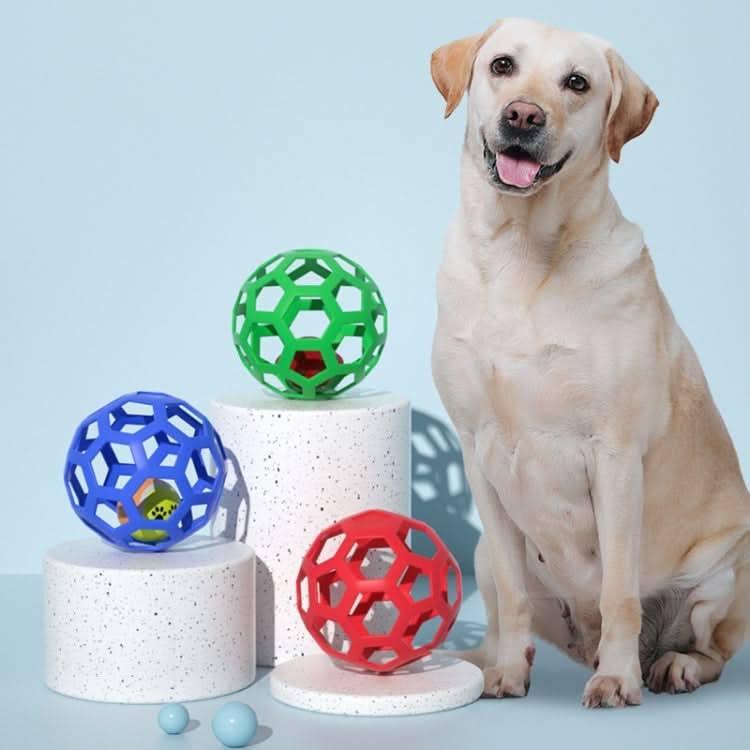 1030001 Dog Toy Hollow Ball Bite-resistant Elastic Pet Rubber Toy Balls, Spec: - Reluova