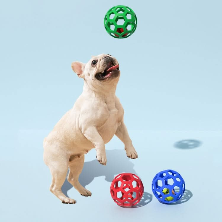 1030001 Dog Toy Hollow Ball Bite-resistant Elastic Pet Rubber Toy Balls, Spec: - Reluova