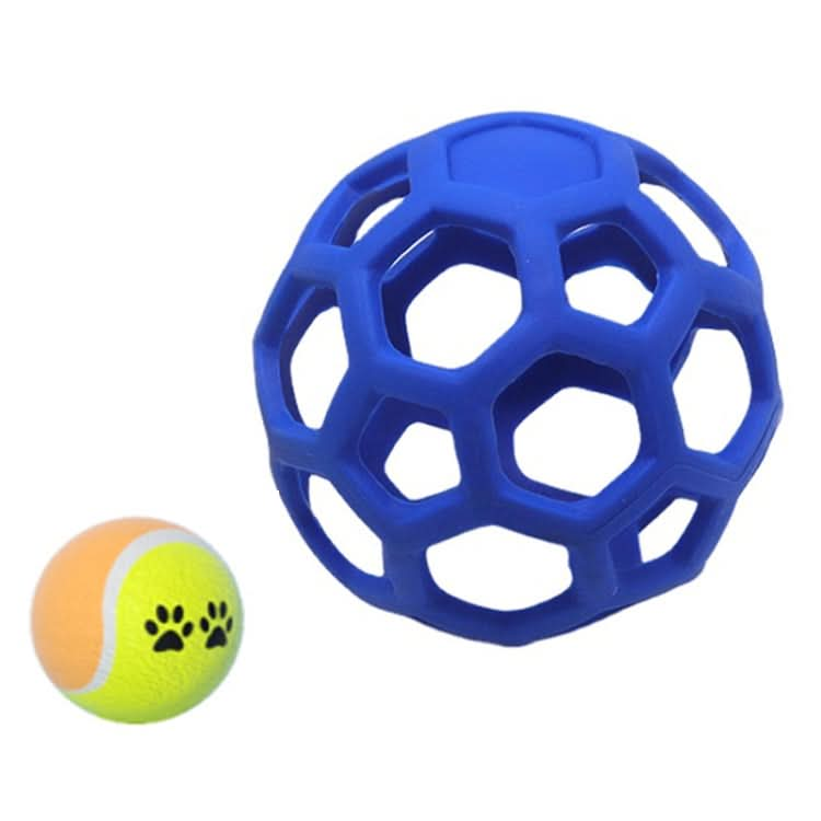 1030001 Dog Toy Hollow Ball Bite-resistant Elastic Pet Rubber Toy Balls, Spec: - Reluova