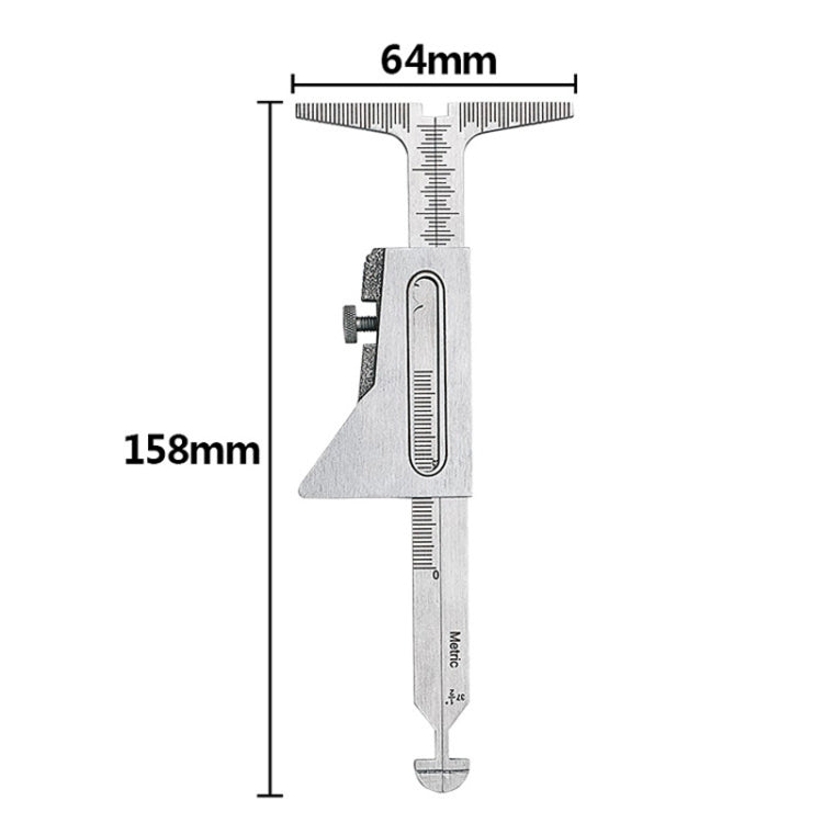 Wrong Side Ruler for Weld Seam Welding Gauge