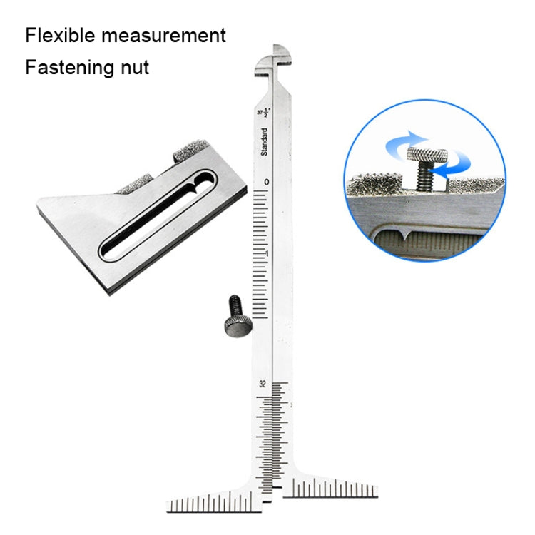 Wrong Side Ruler for Weld Seam Welding Gauge