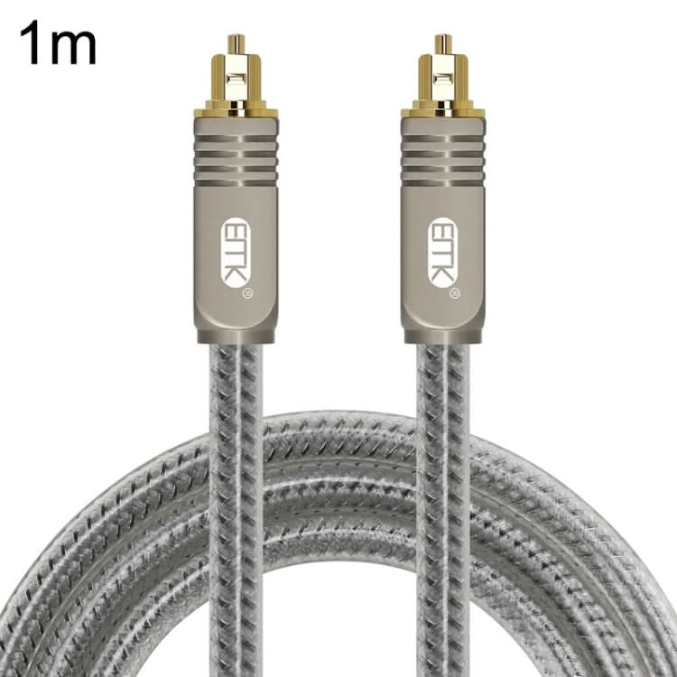 EMK YL/B Audio Digital Optical Fiber Cable Square To Square Audio Connection Cable, Length: My Store